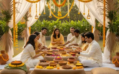 Eco-Friendly Haldi & Mehndi Decor Ideas Using Natural and Sustainable Elements