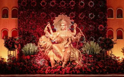 Pastel Drapes and Floral Backdrops: A Contemporary Mata Ki Chowki Decor Trend in Dubai